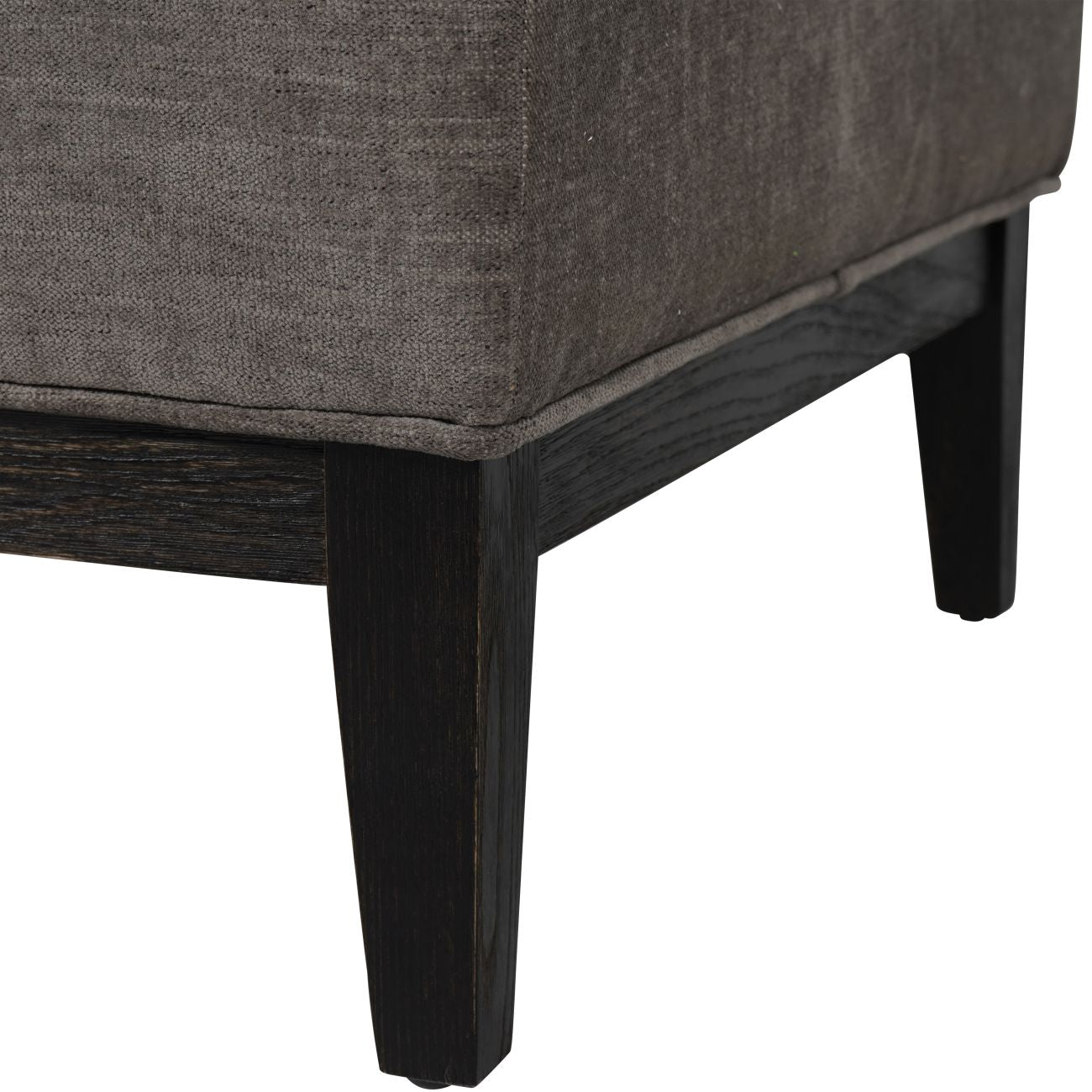 Theodore Warm Grey Buttoned Stool